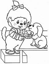 Monchichi Monchhichi Coloring Pages Clipart Sheets Book Wuzzles Click Kleurplaat Raggedy Ann Dog Above Want Para Colorear Poochie Cartoon Print sketch template