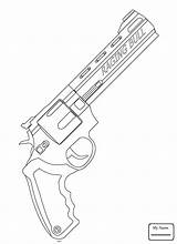 Ak Drawing Coloring Pages Getdrawings Rifle sketch template