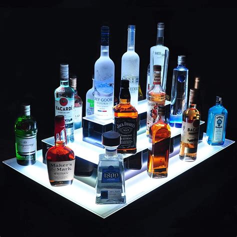 nurxiovo led liquor bottle display  led bottle display shelf