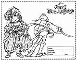 Treasure Island Muppet Coloring Miss Contest Kermit 1996 Disney Piggy Color Movie Fetching Dashing February sketch template