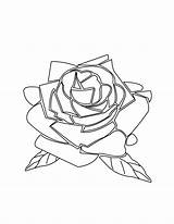 Rose Coloring Pages Color Printable Kids Print Nature Index Flowers Popular Library Clipart Books Comments Coloringhome Colpages Folders sketch template