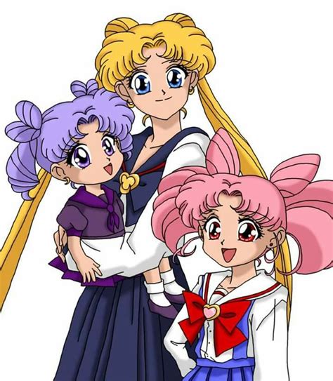 Usagi Chibiusa And Kousagi Sailor Moon Stars Sailor