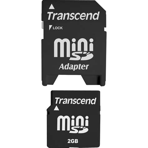 transcend gb minisd memory card  tsgsdm bh photo video