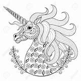 Pages Coloring Adult Unicorn Getcolorings sketch template