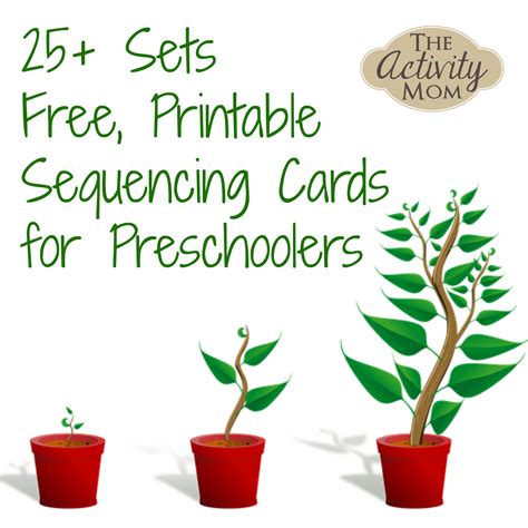 activity mom sequencing cards printable  activity mom