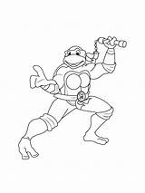 Coloring Pages Michelangelo Ninja Turtles Printable sketch template
