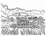 Dukes Hazzard Downloads Cooter sketch template