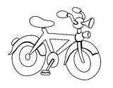 Bicycle Klaxon Coloring Coloringcrew sketch template