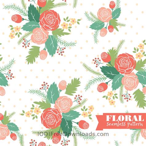 vectors seamless floral pattern abstract