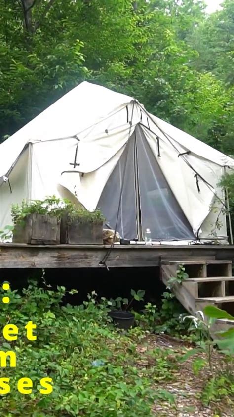 grid tent living wall tent bushcraft glamping  asheville nc   tent tent camping