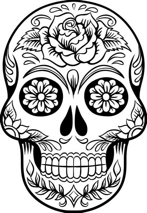 pin de lorie en halloween print outs tatuajes de calaveras