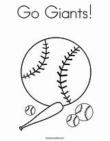 Coloring Ball Baseball Giants Play Razorback Go Print Bat Softball Favorites Login Add Twistynoodle Noodle Built California Usa Ll Cursive sketch template