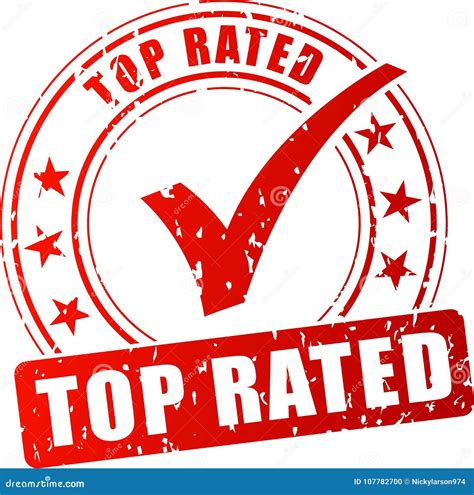 top rated red stamp stock vector illustration  rubber