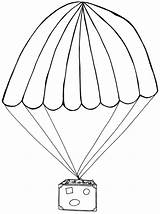 Parachute Drawing Template Drift Birth Coloring Pages Getdrawings sketch template
