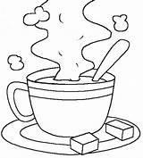 Coloring Hot Chocolate Pages Cup Printable Milk Cocoa Kids Colouring Color Drawing Coloringpagesfortoddlers Rich Designs Drink Crafts Visit Choose Board sketch template