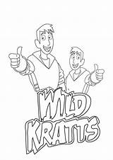 Wild Kratts Coloring Pages Printable Kids Categories sketch template