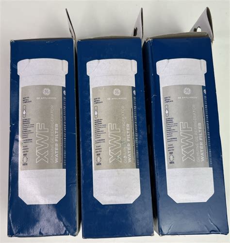 3 Pack Xwf Replacement Refrigerator Water Filter Cartridges Sealed Fits