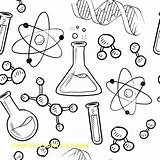 Chemistry Coloring Pages Getcolorings sketch template