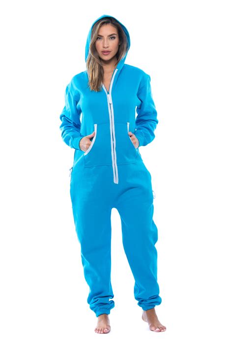 blk  followme adult onesie  patches pajamas jumpsuit turquoise white large