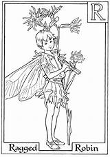 Coloring Fairy Pages Fairies Flower Boy Alphabet Colouring Printable Letter Print Robin Ragged Coloriage Color Gif Colorier Adults Dessin Girl sketch template