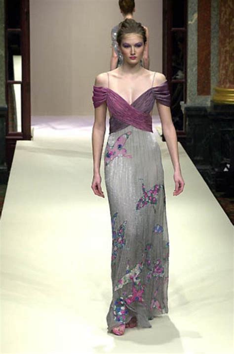 hanae mori haute couture scenic printed silk dress and shawl s s 2000