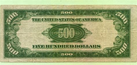 Usa 500 Dollars 1934a Vf Ma Shops