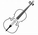 Violino Violin sketch template
