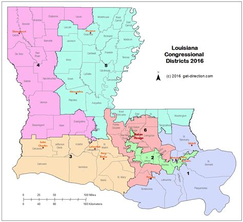 map  louisiana congressional districts