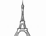 Eiffel Tower Coloring Colorear Coloringcrew Monuments sketch template