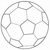 Bola Colorir Futebol sketch template