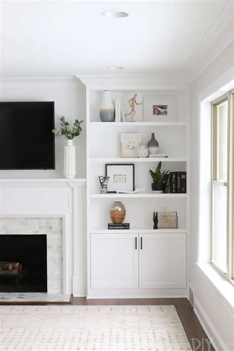 dos  donts  decorating built  shelves simple tips