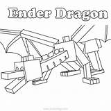 Ender Dragon Xcolorings sketch template