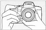Camera Drawing Polaroid Simple Shutter Dslr Drawings Getdrawings sketch template