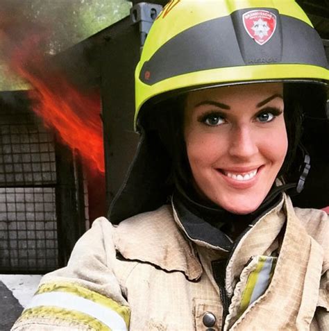 Hot As Fire Meet The World S Sexiest Female Firefighter Gunn Narten