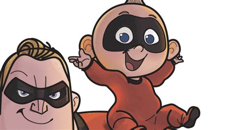 draw jack jack  baby   incredibles part