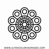 Coloring Doily sketch template