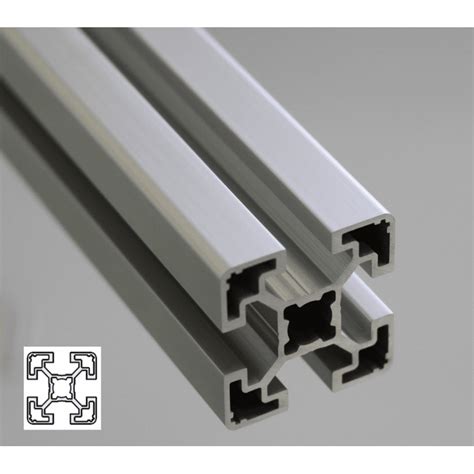 profile aluminium  fente  mm type leger systeal