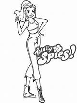 Pages Coloring Totally Spies Printable sketch template