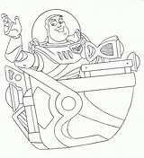 Coloring Pages Disney Buzz Lightyear Toy Story Walt Magic Kingdom Color Year Woody Light Clipart Spaceship Florida Print Printable Adults sketch template