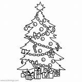 Christmas Tree Coloring Pages Drawing Trees Candy Decorated Cane Beautifully Easy Color Printable Getdrawings Xcolorings 800px 67k Resolution Info Type sketch template