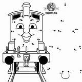 Dot Thomas Train Engine Dots Activities Kids Abc Friends Connect Printable Worksheets Sodor Printables Fun Color Tank Coloring Tracing Blue sketch template