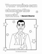 Barack Printables sketch template