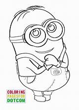 Coloring Pages Minion Kevin Easter Minions Color Getcolorings Printable sketch template