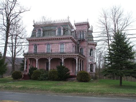 upstate ny pink house pink houses victorian homes black house