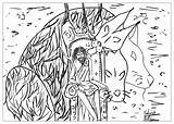 Hades Mitos Leyendas Miti Leggende Colorare Legenden Mythen Cerber Justcolor Malbuch Erwachsene Adultos Adulti Myths Coloriage Enfer Coloriages Elves Dieu sketch template