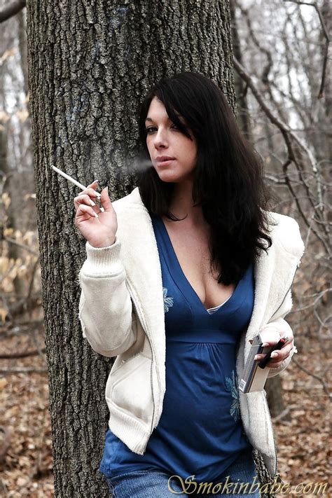 pin on brunette smokers
