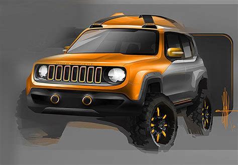jeep renegade sketch   day jeep renegade jeep