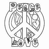 Peace Coloring Pages Sign Signs Drawing Word Heart Printable Color Kids Colorama Getdrawings Flower Sheets Hope Hippie Drawings Colorings Momjunction sketch template