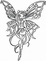 Winks Pages Coloring Winx Getdrawings Club sketch template