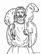 Jesus Coloring Pages Printable Kids Sheep Cool2bkids Bible Book Storybook sketch template